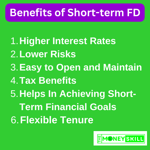 Benefits of Short-Term Fixed Deposit